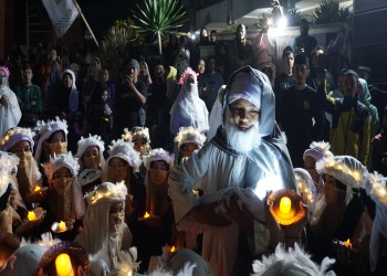 MI Sunan Muria Ikuti Pawai Islami Dalam Rangka Memeriahkan Maulid Nabi Muhammad SAW